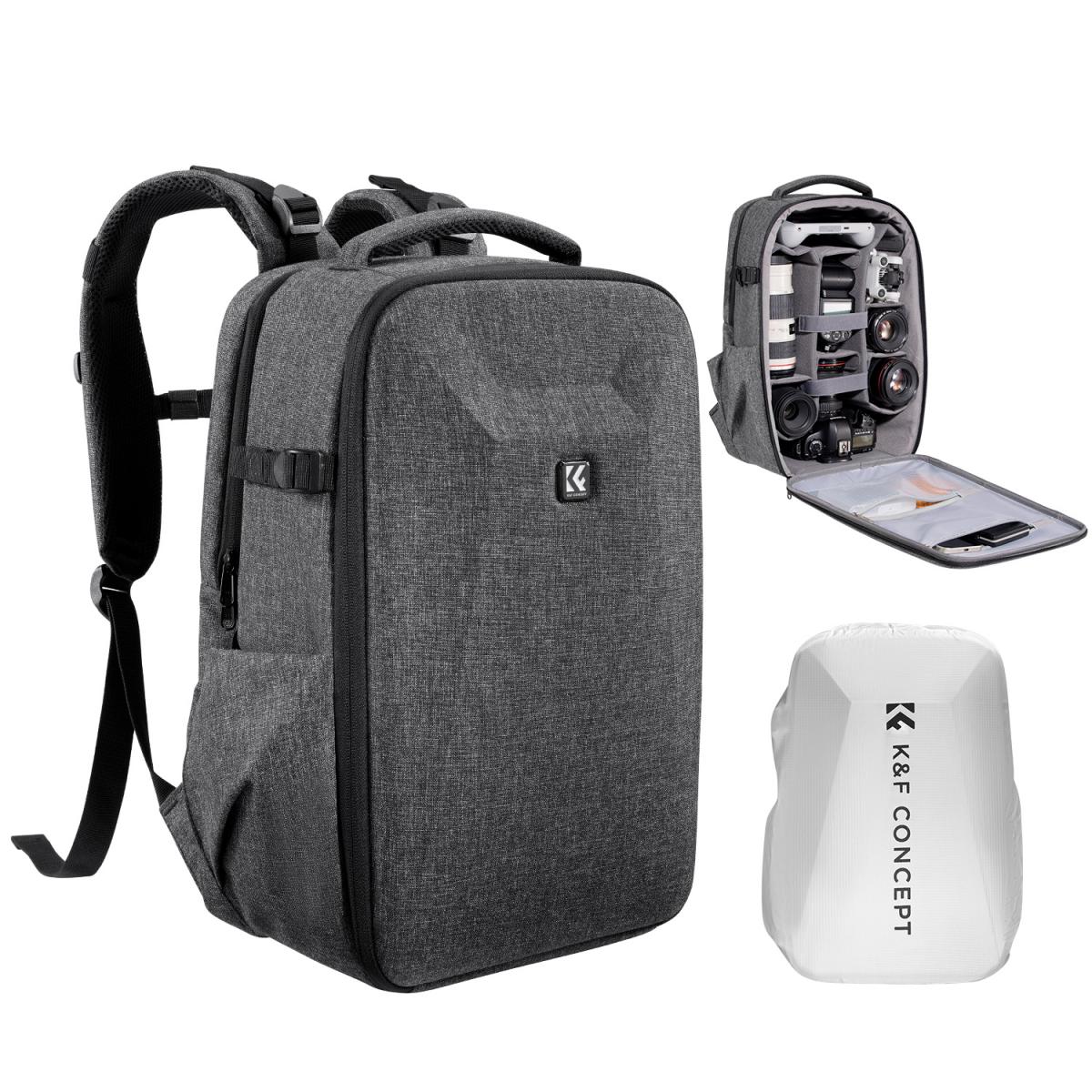 K and F Hardshell Nature Wander Backpack camera bag for photographers in Lagos Nigeria.