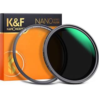 K and F Magnetic Variable ND Filters 67mm continuous optical density filter set in Lagos Nigeria.