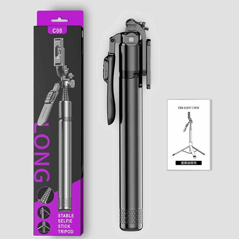 CO8 Long Stable Selfie Stick Tripod